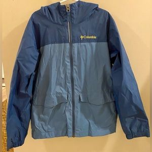 Retro Columbia Spring/Fall Jacket Small (8) two tone blue gender neutral